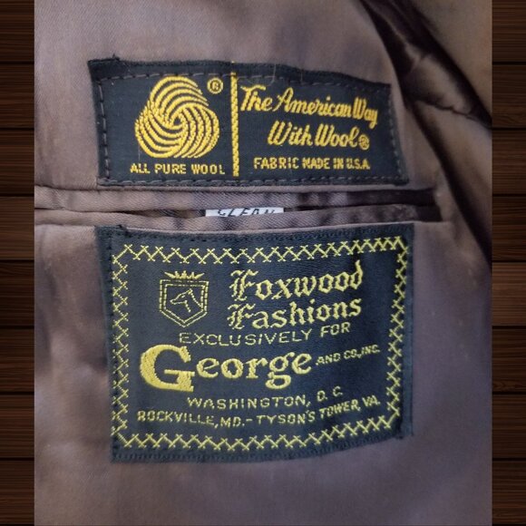 Foxwood Fashions Made in USA Beige 100% Wool Overcoat, Medium - Picture 2 of 14